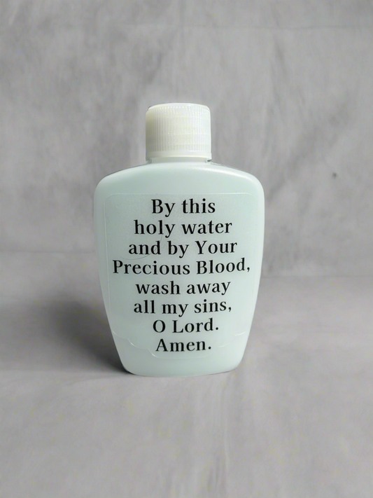 Holy Water Bottle with Prayer