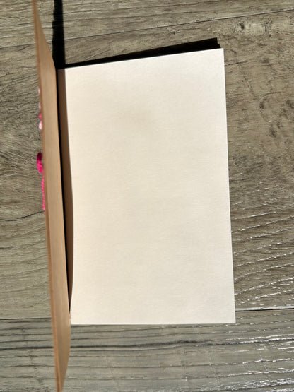 Blue Flower Bouquet Embroidered Notebook